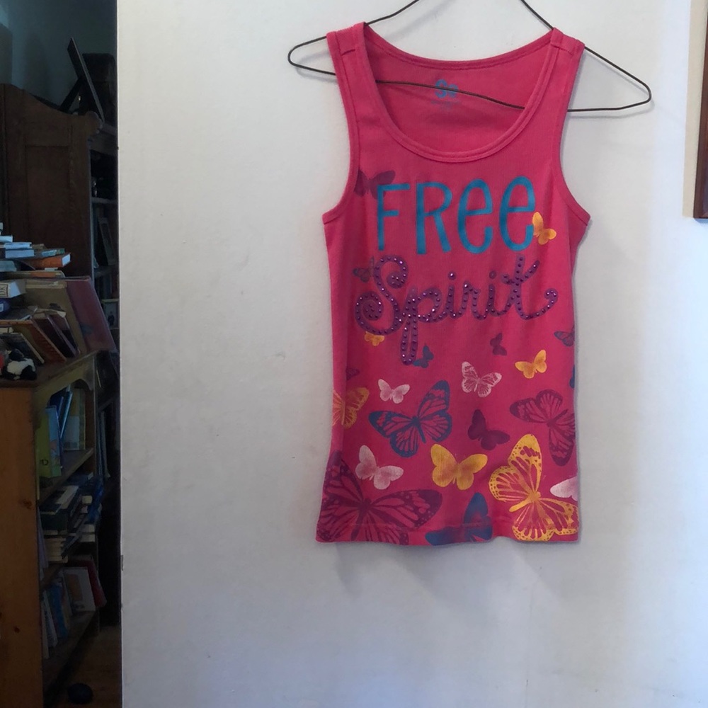 Girl’s Pink Free Spirit Tank Top